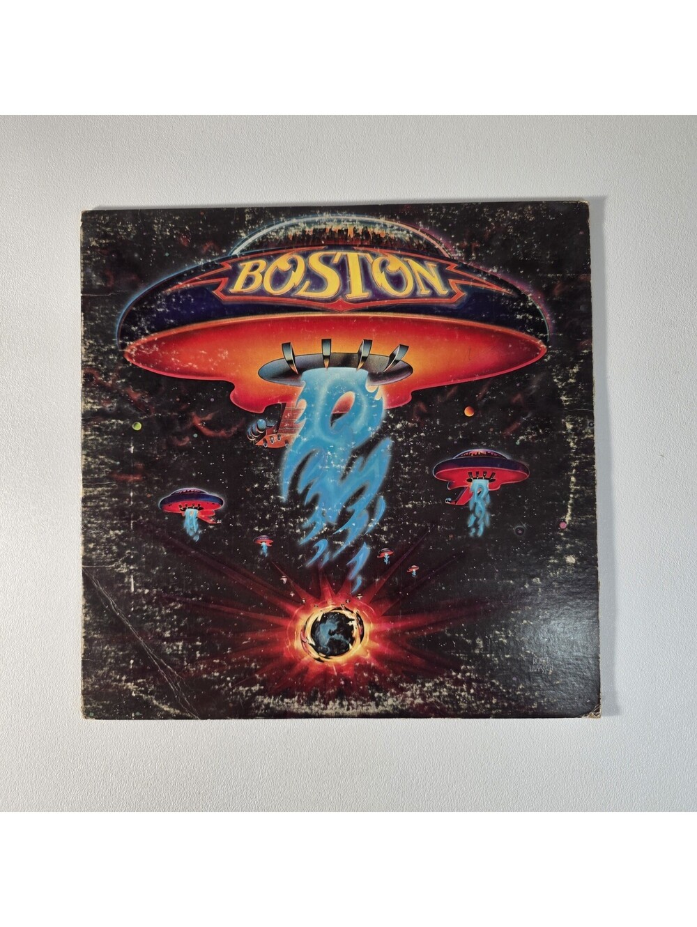 BOSTON “Boston” Vinyl LP Vintage (1976) Epic Records 34188